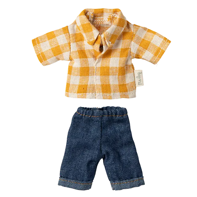 Maileg 2025 set abiti papà topo cotone