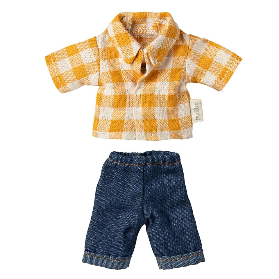 Maileg 2025 set abiti papà topo cotone