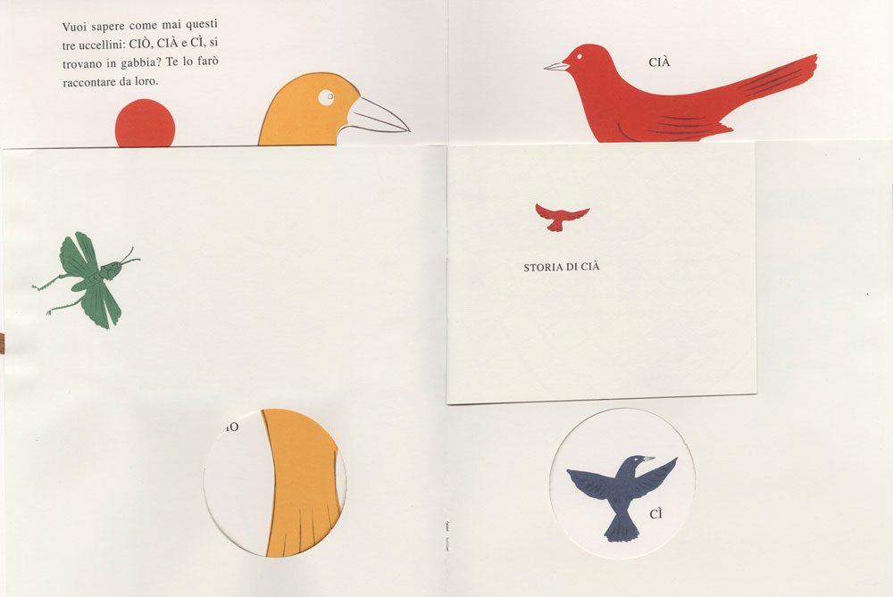 Corraini Storie di tre uccellini libro Bruno Munari