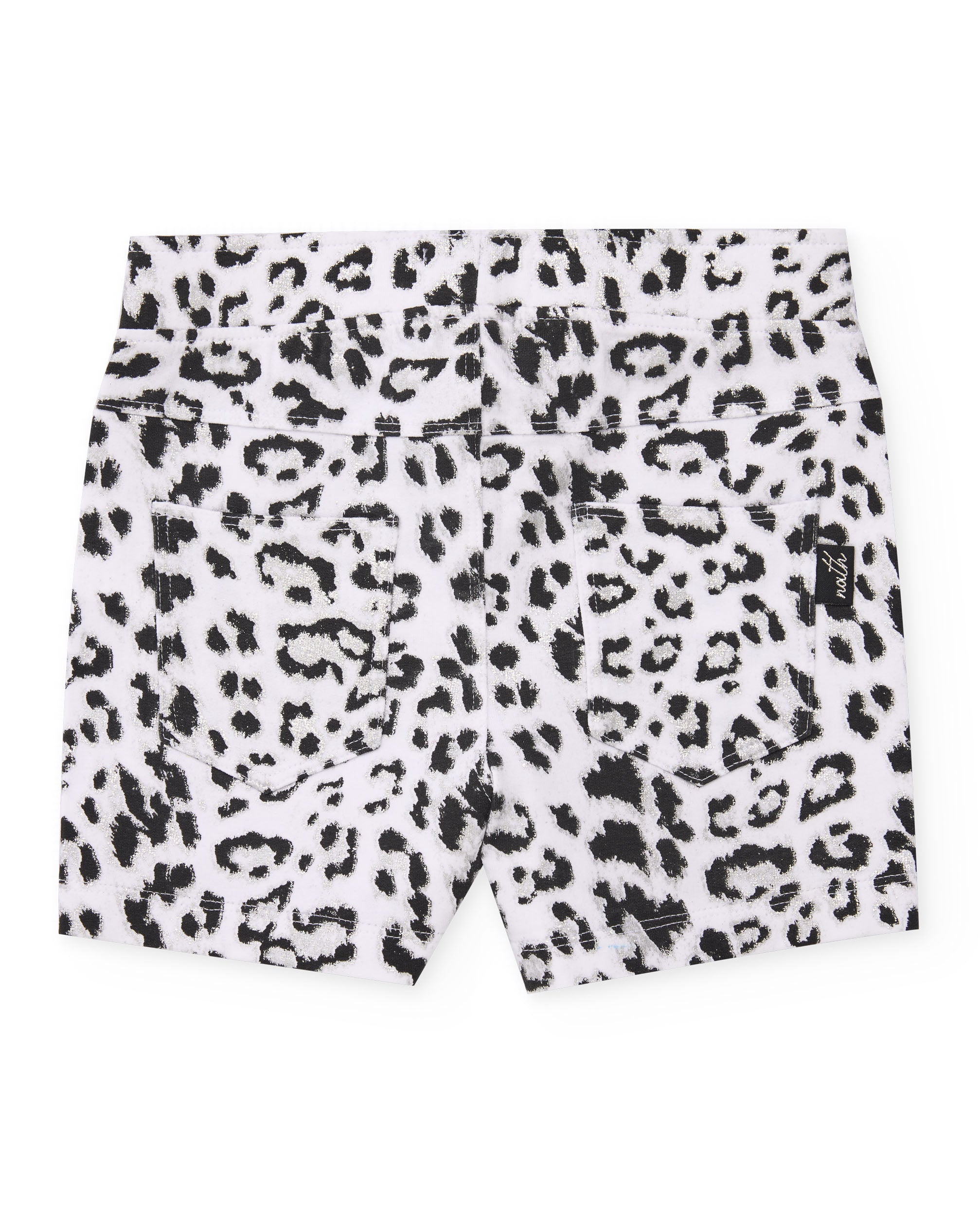 Tuc Tuc shorts bambina bianco animalier elastico