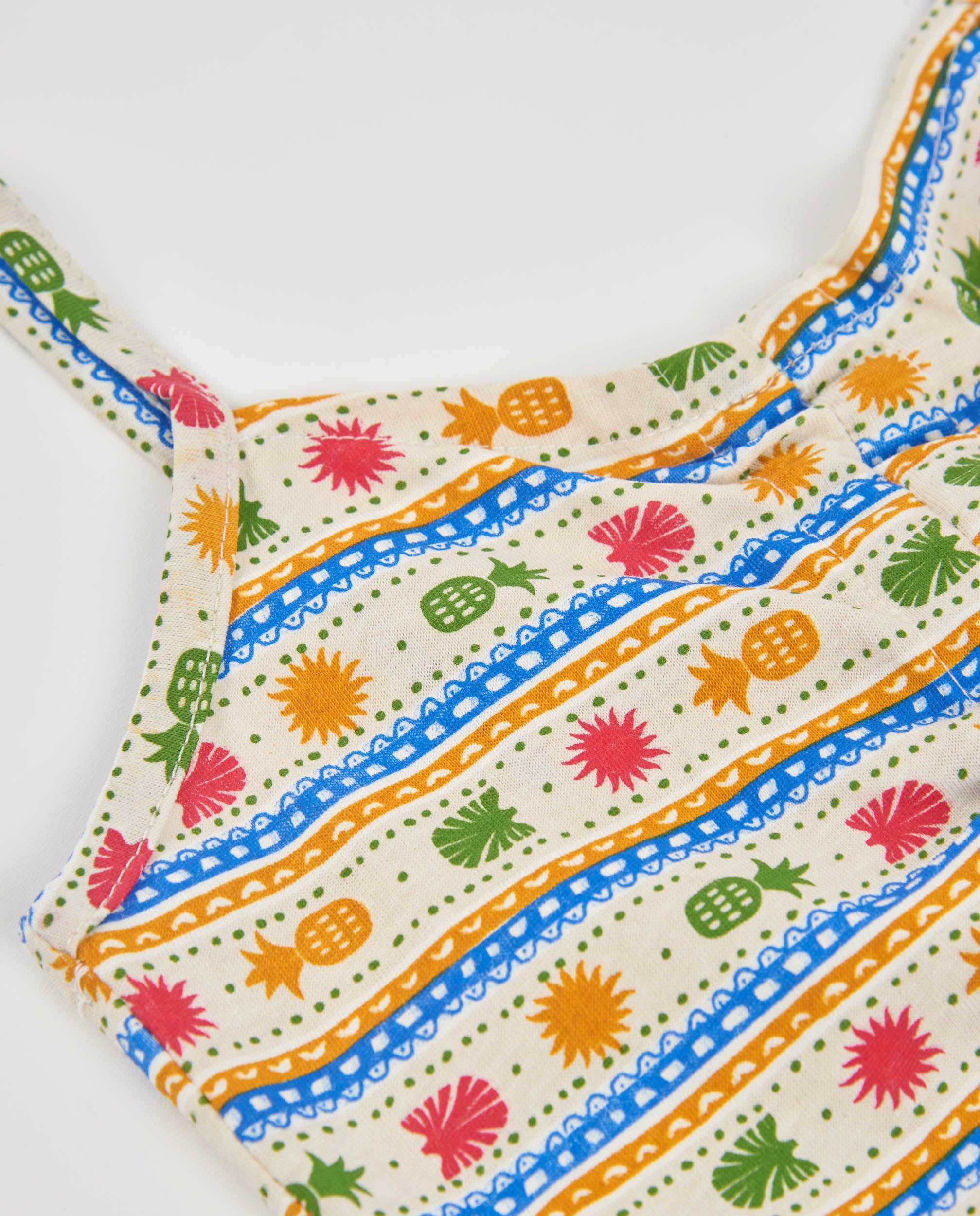 Tuc Tuc top bambina arricciato centrale beige