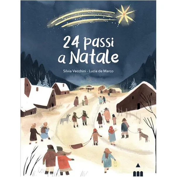 Lapis 24 passi a Natale libro avvento copertina rigida