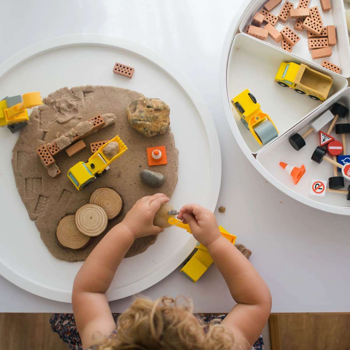 Inspire My Play PlayTray 3in1 vassoio sensoriale con scomparti