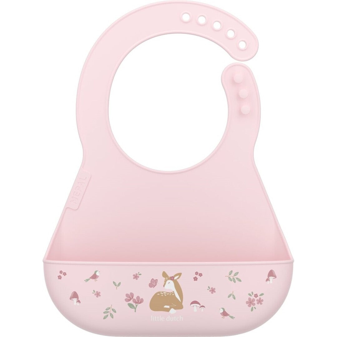 Little Dutch Fairy Garden bavaglino silicone con tasca