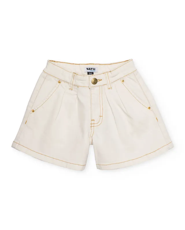 Tuc Tuc Shorts Denim Bambina Bianchi tasche