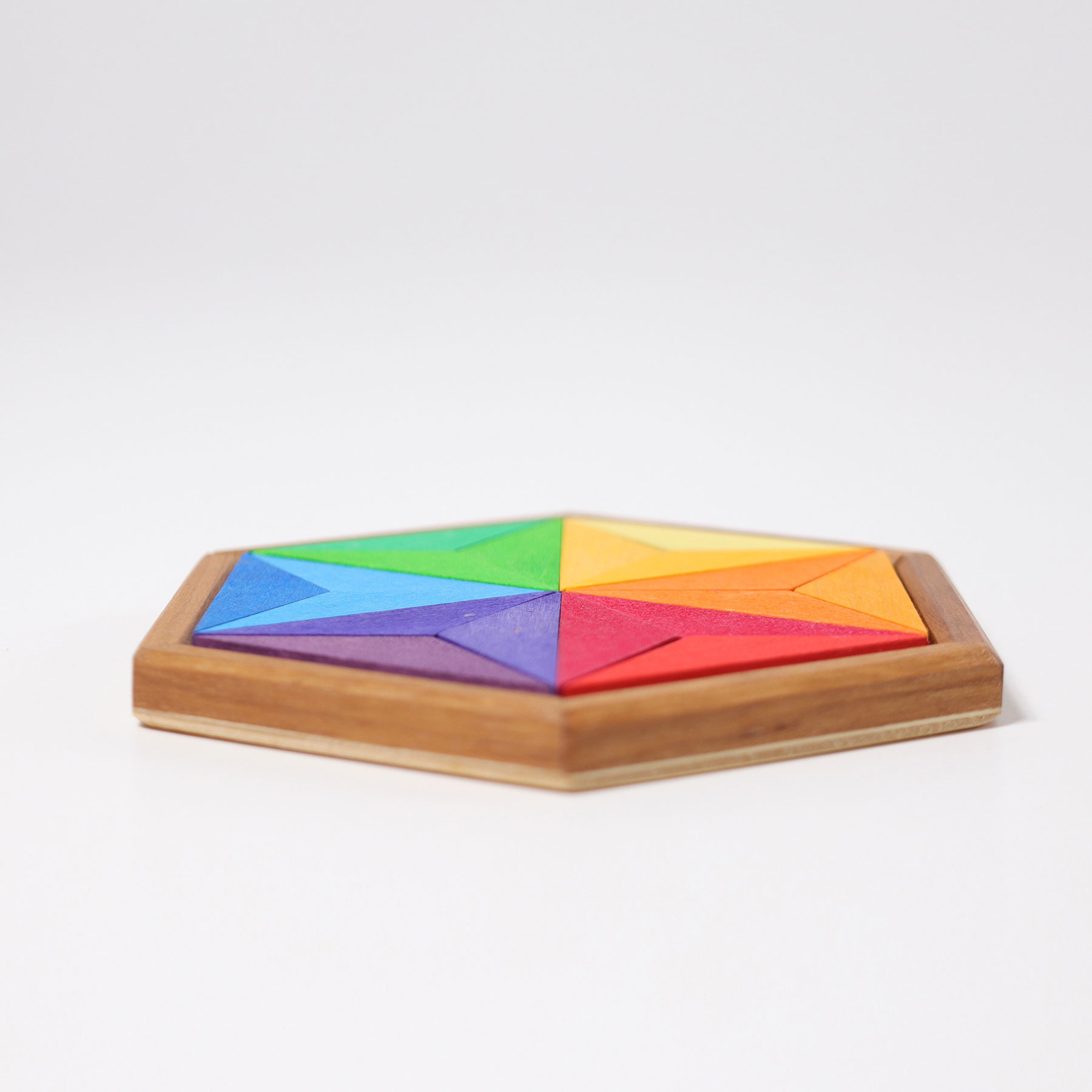 Grimm's Stella Piccola puzzle legno 18 pezzi colori