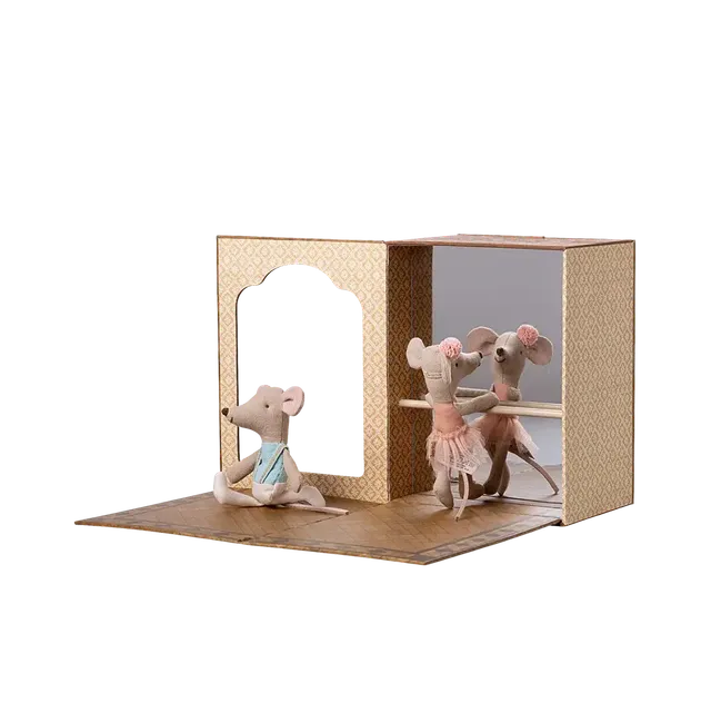 Maileg Scuola di Danza Ballerini Fratellini Set Topolini
