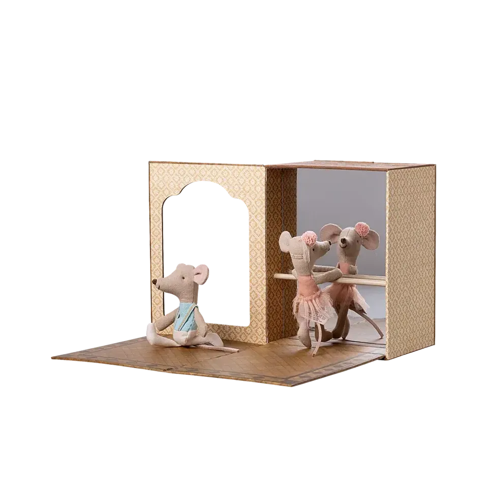 Maileg Scuola di Danza Ballerini Fratellini Set Topolini