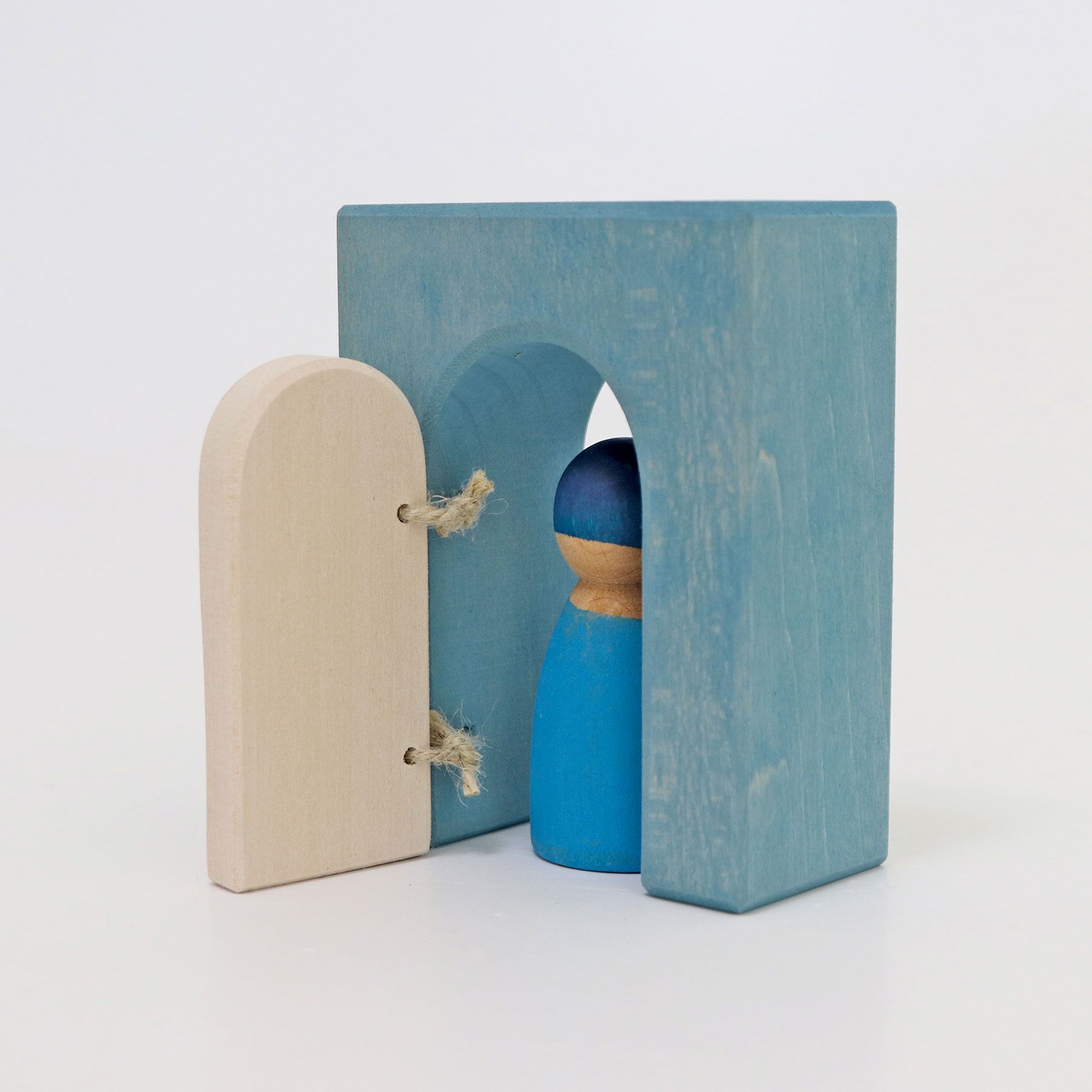 Grimm's Mini Mondo World Polar Light set legno 12 mesi