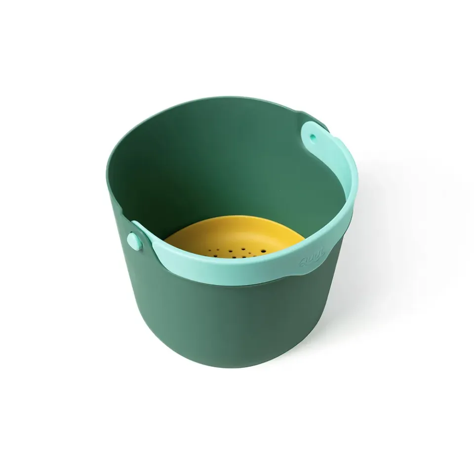 Quut Bucki secchiello spiaggia garden green senza BPA