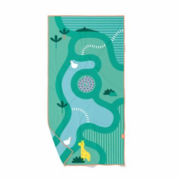 Quut Safari telo mare gioco 70x140 cm microfibra
