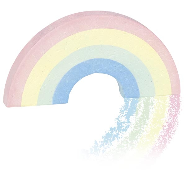 Goki Maxi gessetto arcobaleno gesso 12 cm