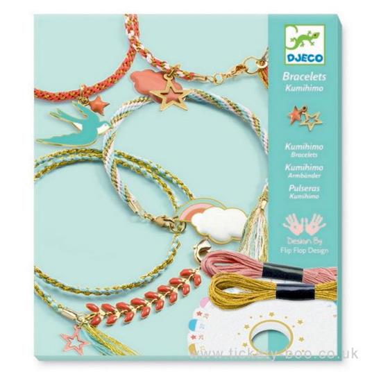Djeco Jewels Celeste kit crea braccialetti con telaio