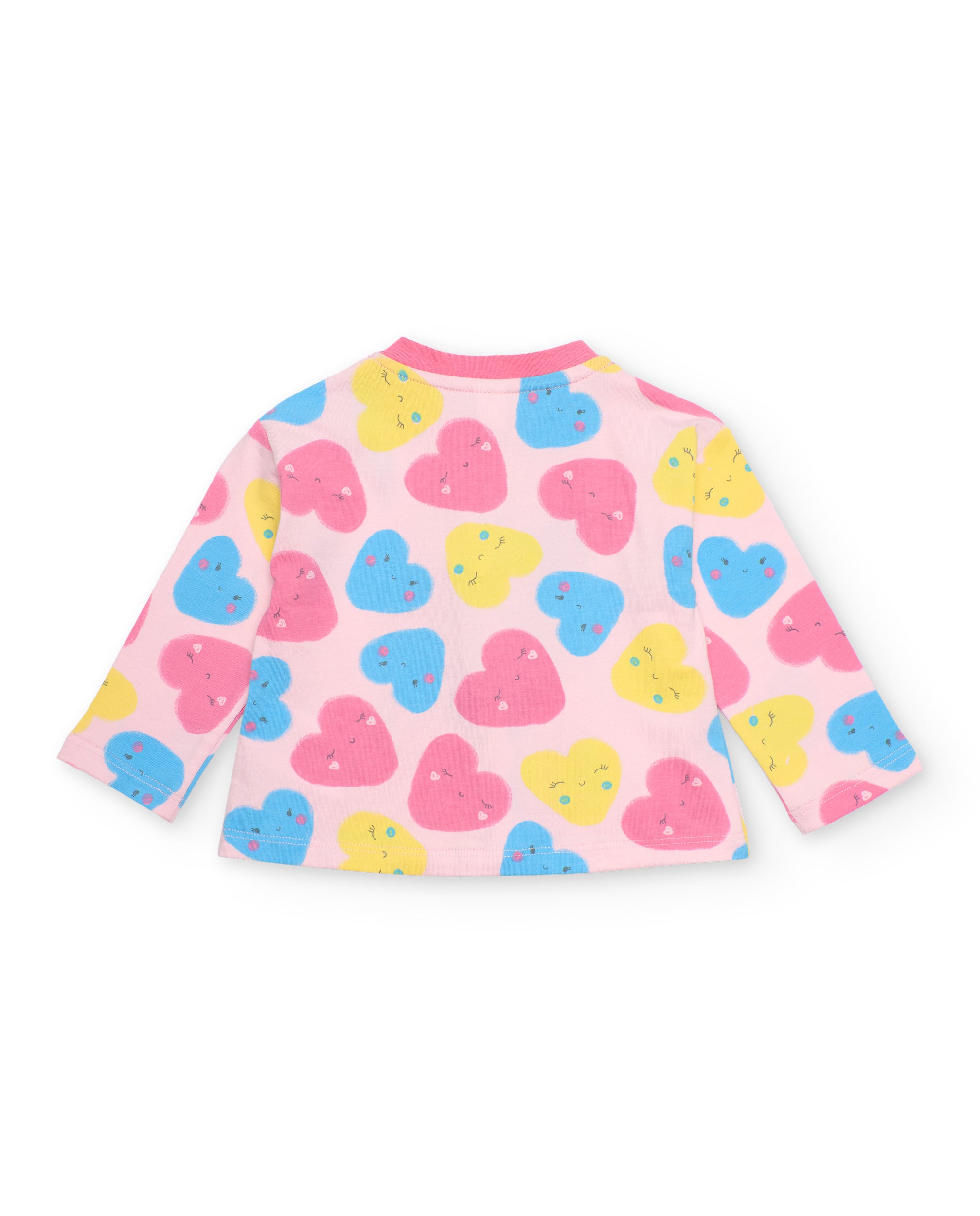 Tuc Tuc completo 3 pezzi neonata rosa cuori gelato