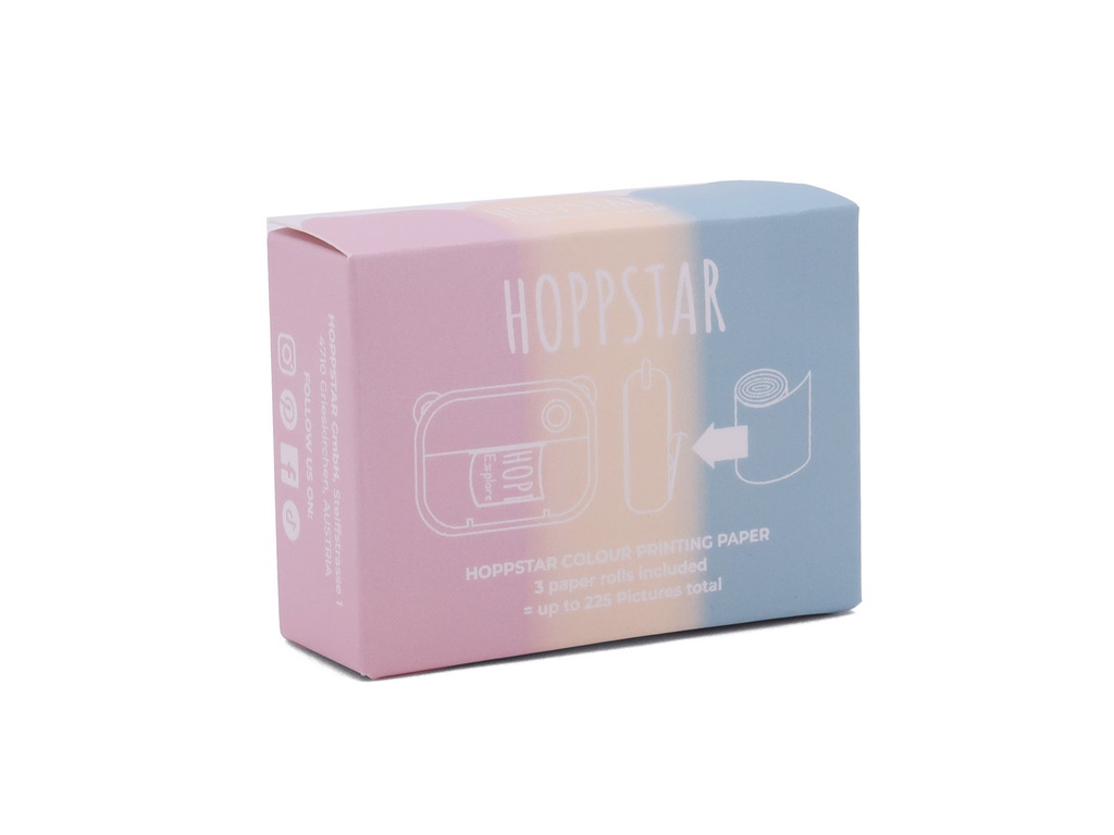 Hoppstar Artist rotolini carta color 3 pezzi