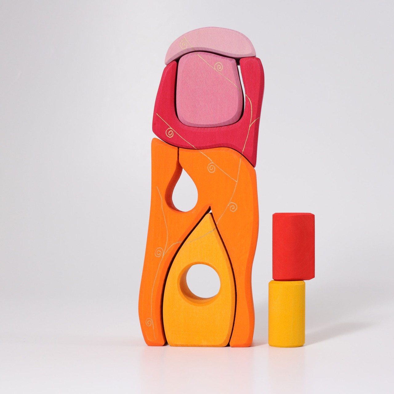 Grimm's Fairy Tale Village costruzioni legno 17 pezzi Waldorf