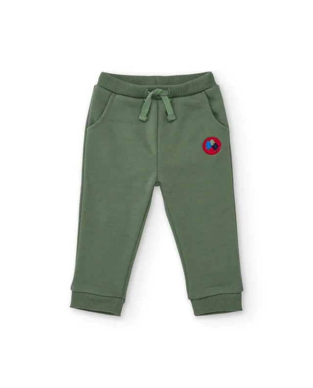 Tuc tuc Good Wood pantalone felpa verde bimbo