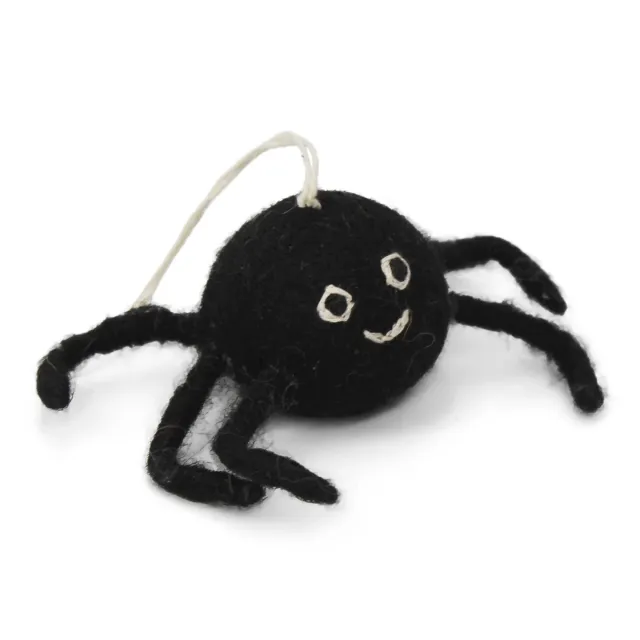 Gry & Sif Ragnetto pendente in feltro Halloween 8 cm