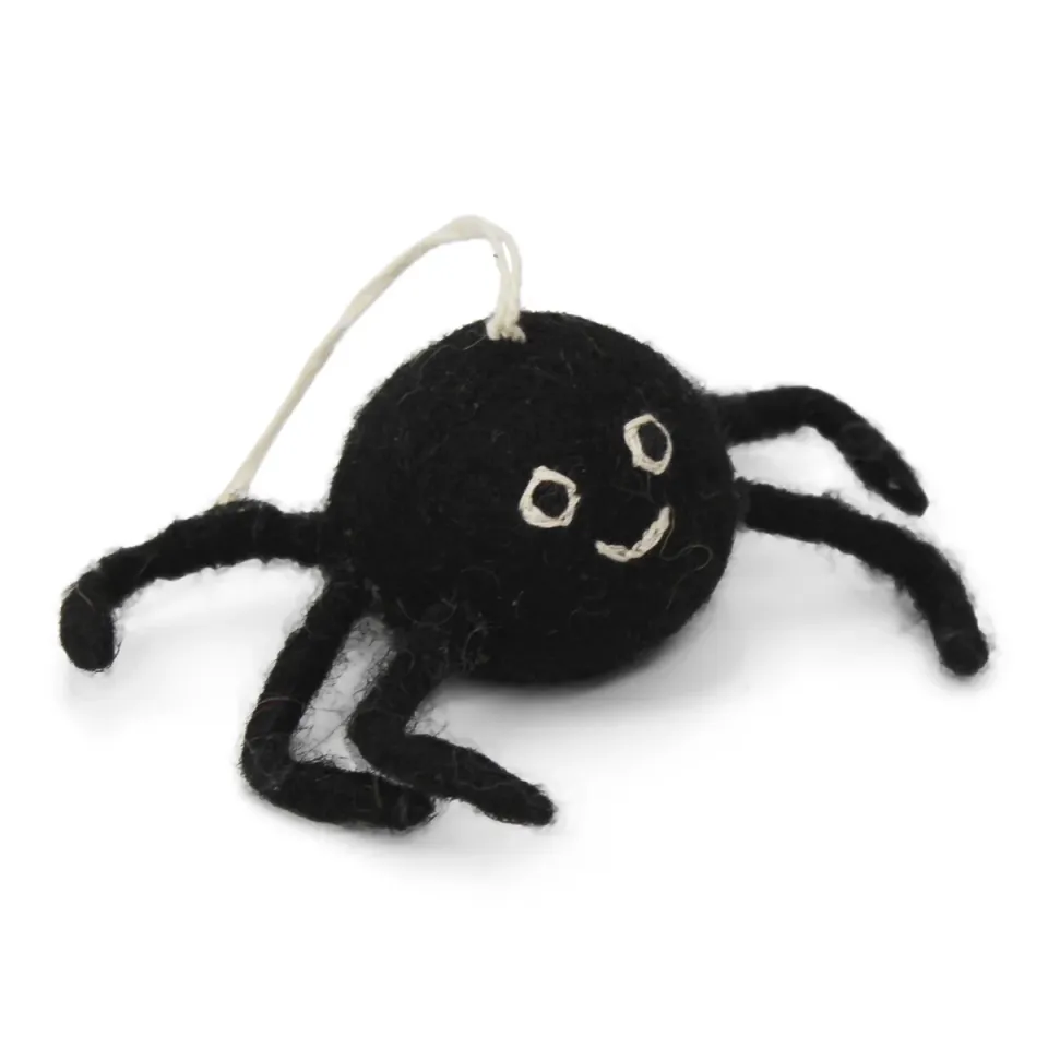 Gry & Sif Ragnetto pendente in feltro Halloween 8 cm
