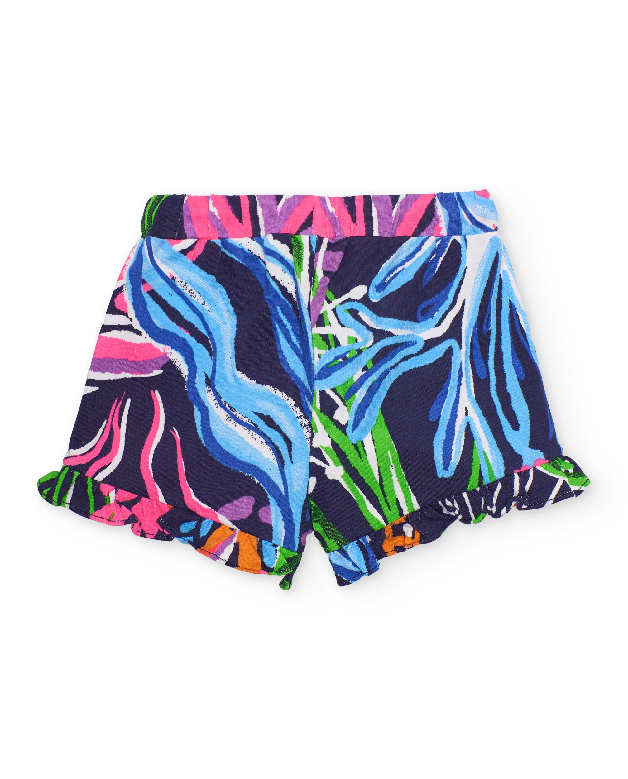 Tuc Tuc pantaloncini bambina blu marino stampa mare