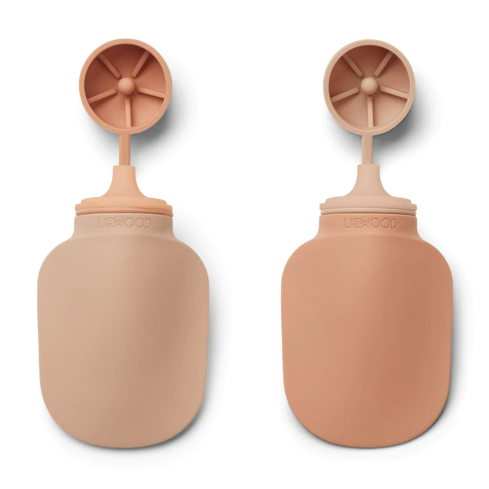 Liewood Silvia borraccia silicone rosa 2x170 ml