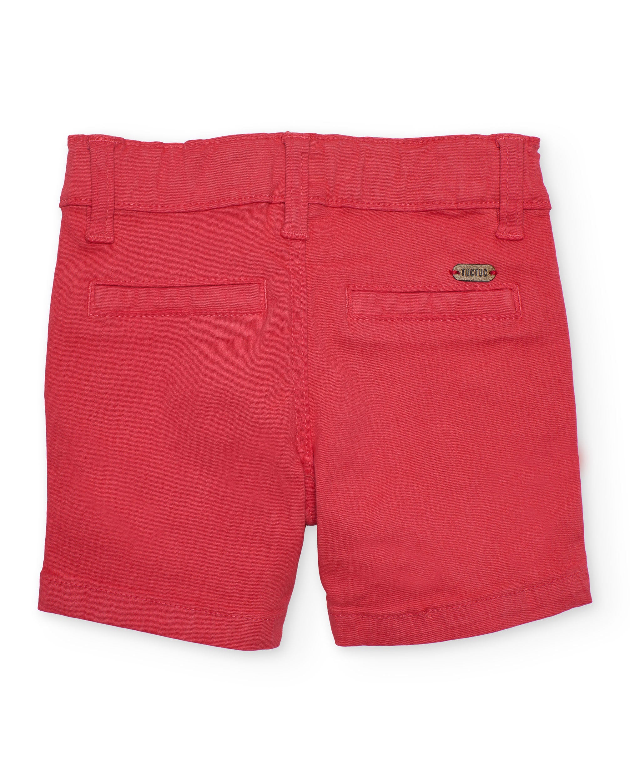 Tuc Tuc bermuda bimbo rosso con bottone