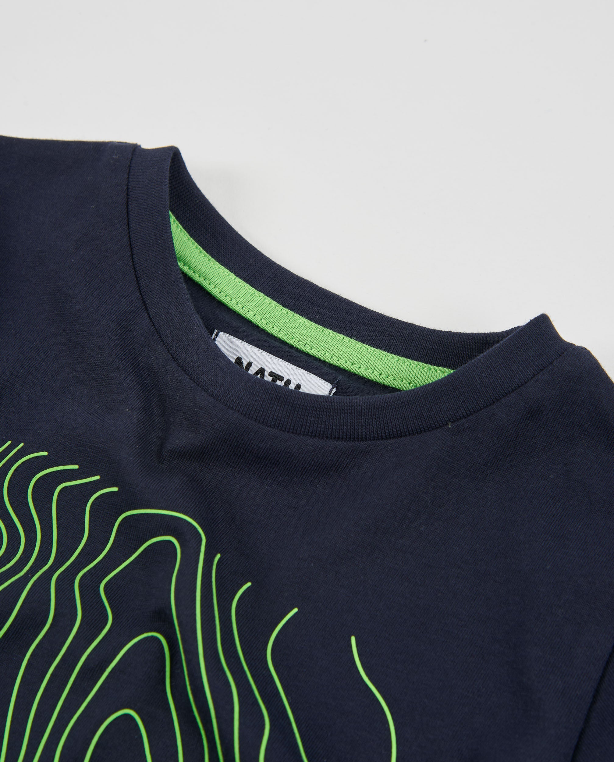 Tuc Tuc maglia maniche lunghe bambino blu geometrica