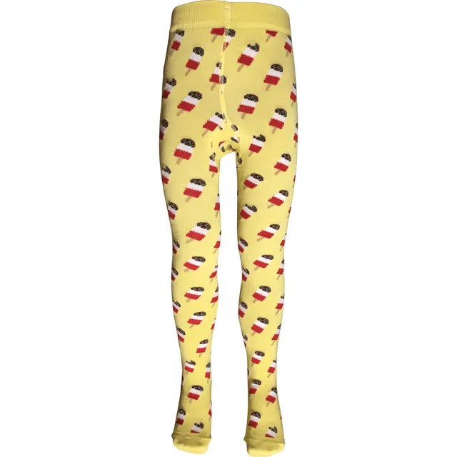 Slugs & Snails Lollicky collant ghiaccioli gialli cotone bio