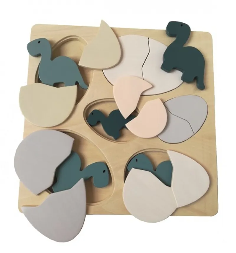 Egmont Toys Cuccù Dino Puzzle in Legno 24 cm
