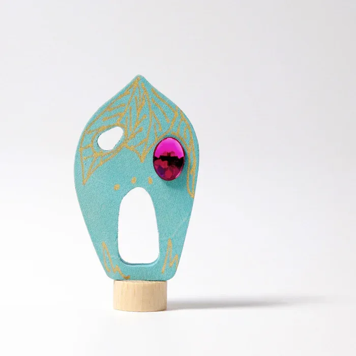 Grimm's Casa Foglia figura legno dipinta a mano 10 cm