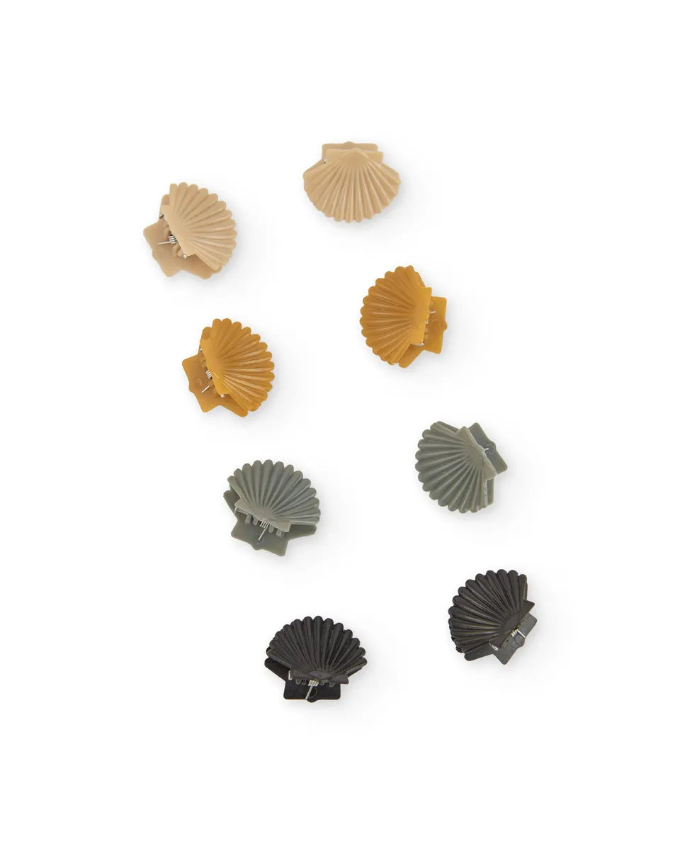 Tuc Tuc Mollette Capelli Conchiglia Multicolore 8 Pezzi