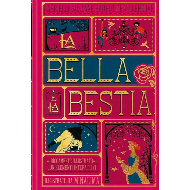 MinaLima Bella e Bestia libro illustrato interattivo 3D