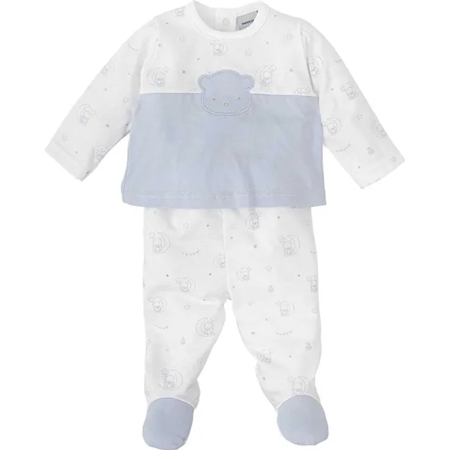 Babidu Set Neonato Maglia Orsetto + Ghetta 6 Mesi Cotone