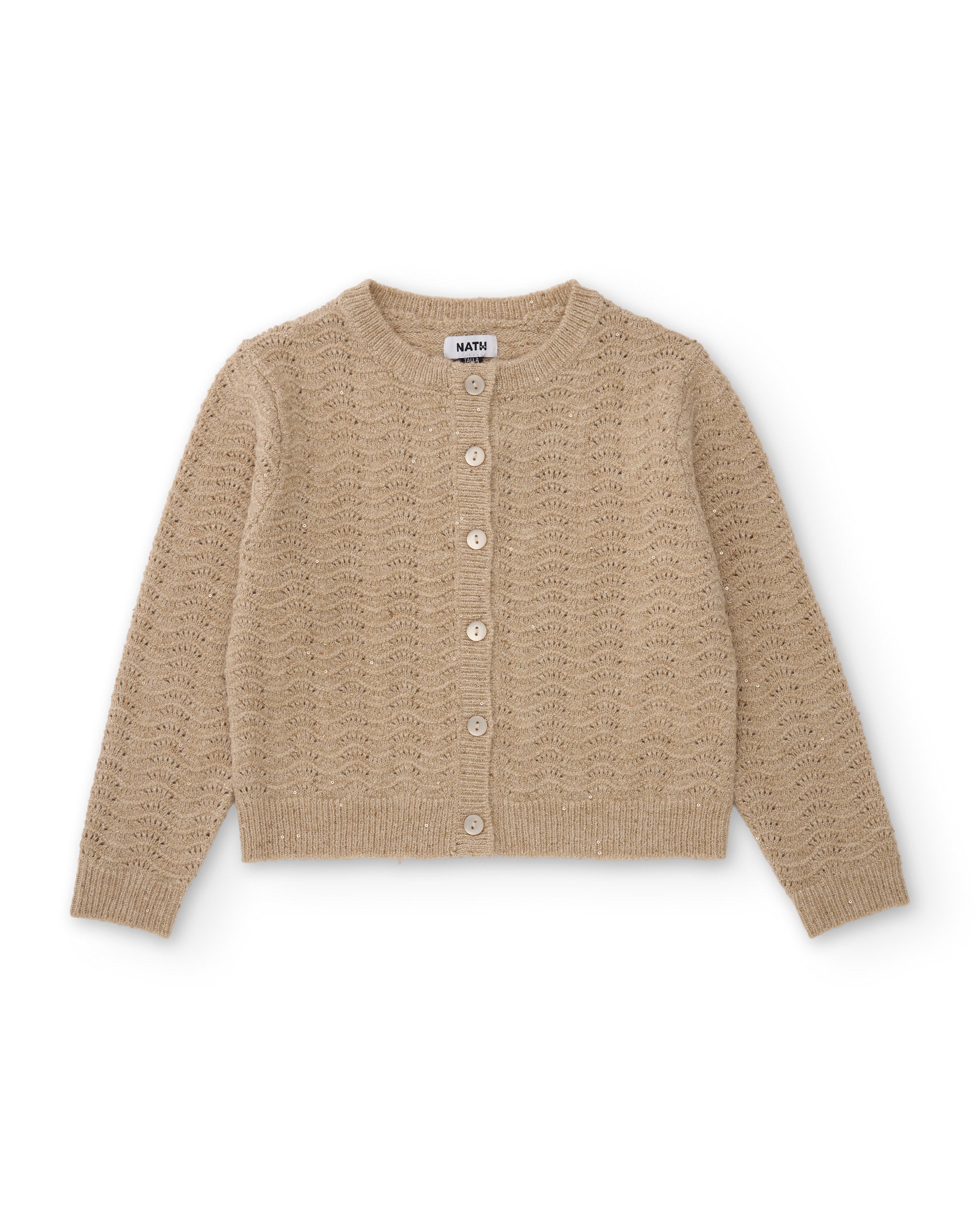 Tuc Tuc Lake House cardigan bambina beige bottoni