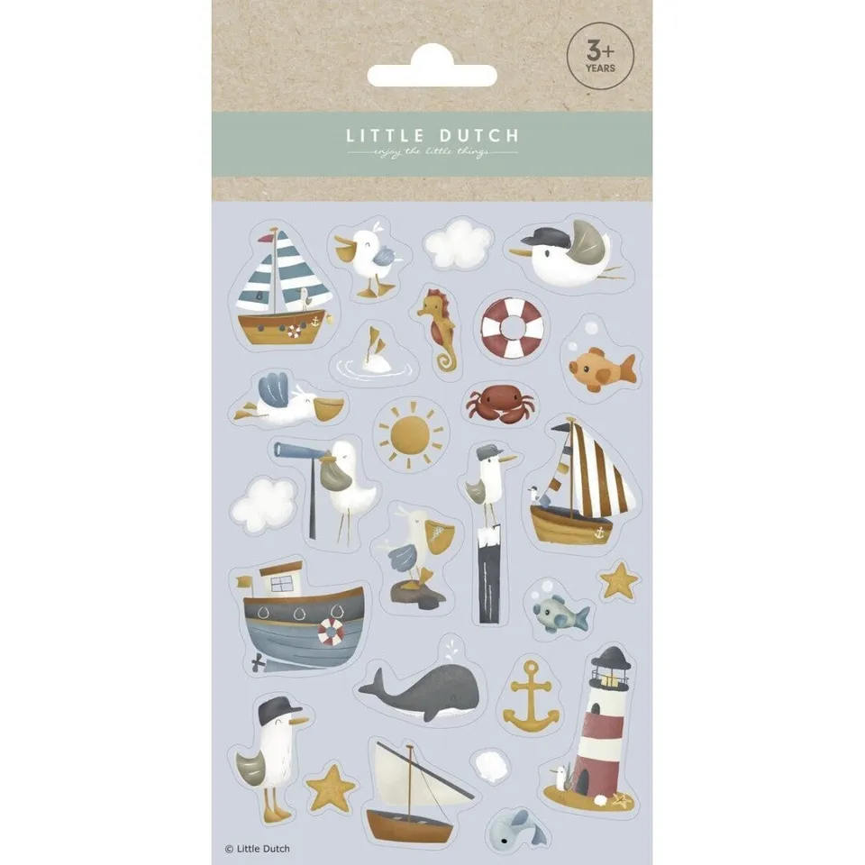 Little Dutch Sailors Bay adesivi bambini foglio 20x10,5 cm