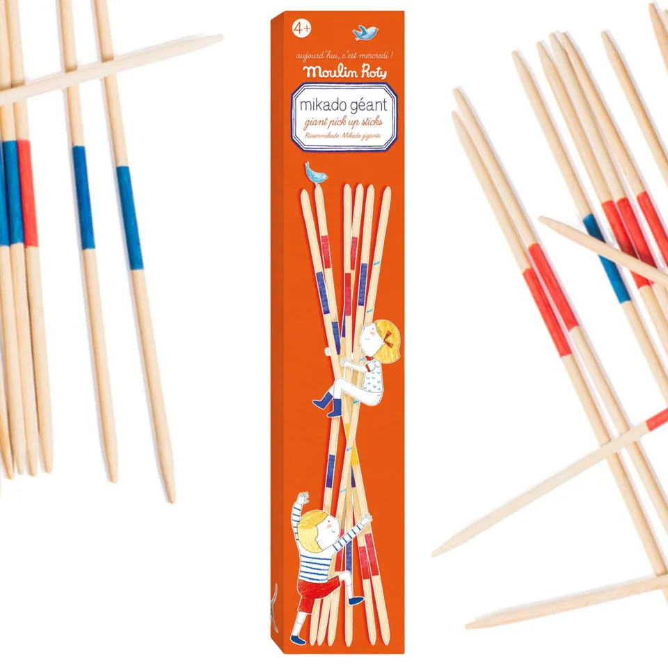 Moulin Roty Shangai Gigante Gioco Bastoncini Legno 50 cm