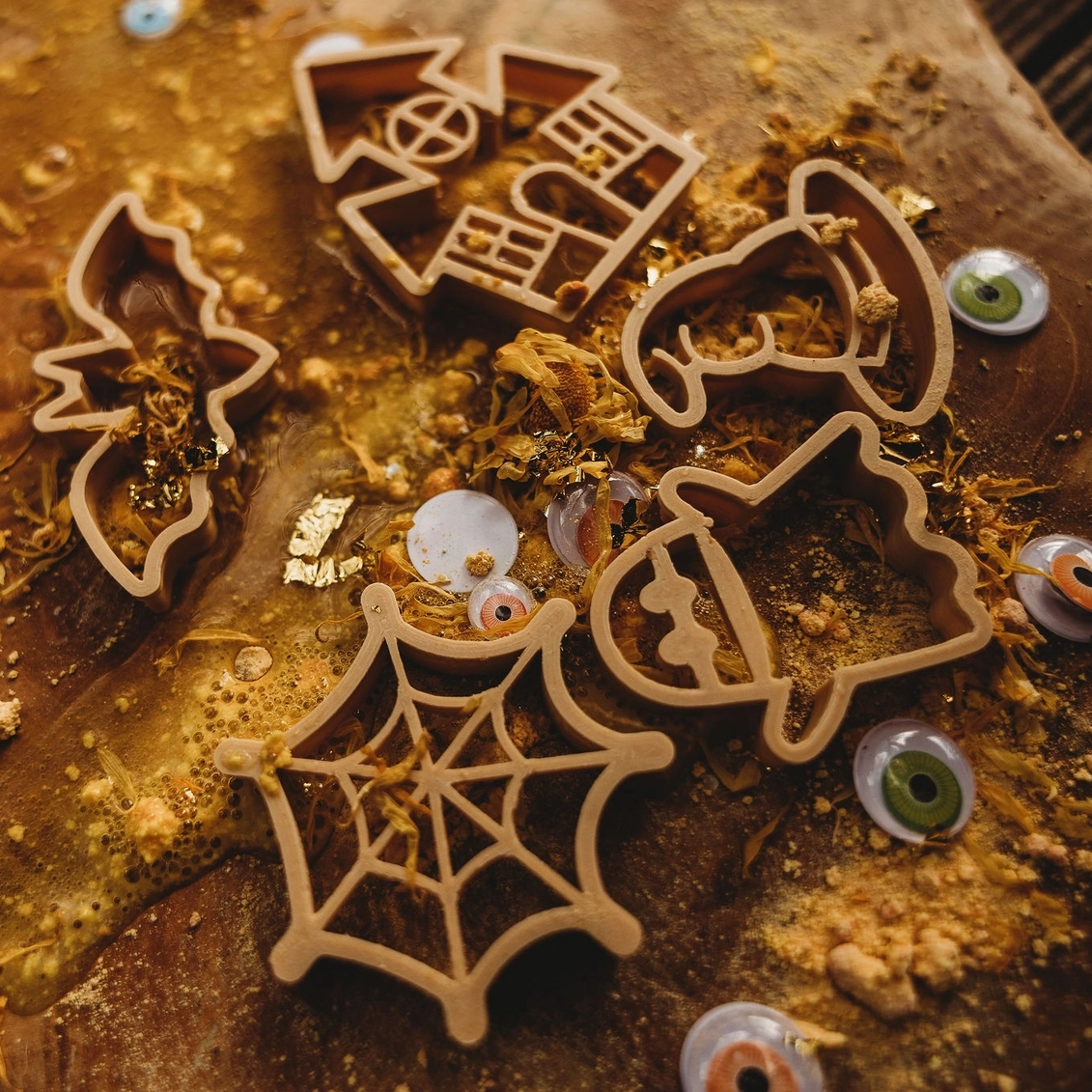 Kinfolk Halloween set 5 formine pasta modellabile eco