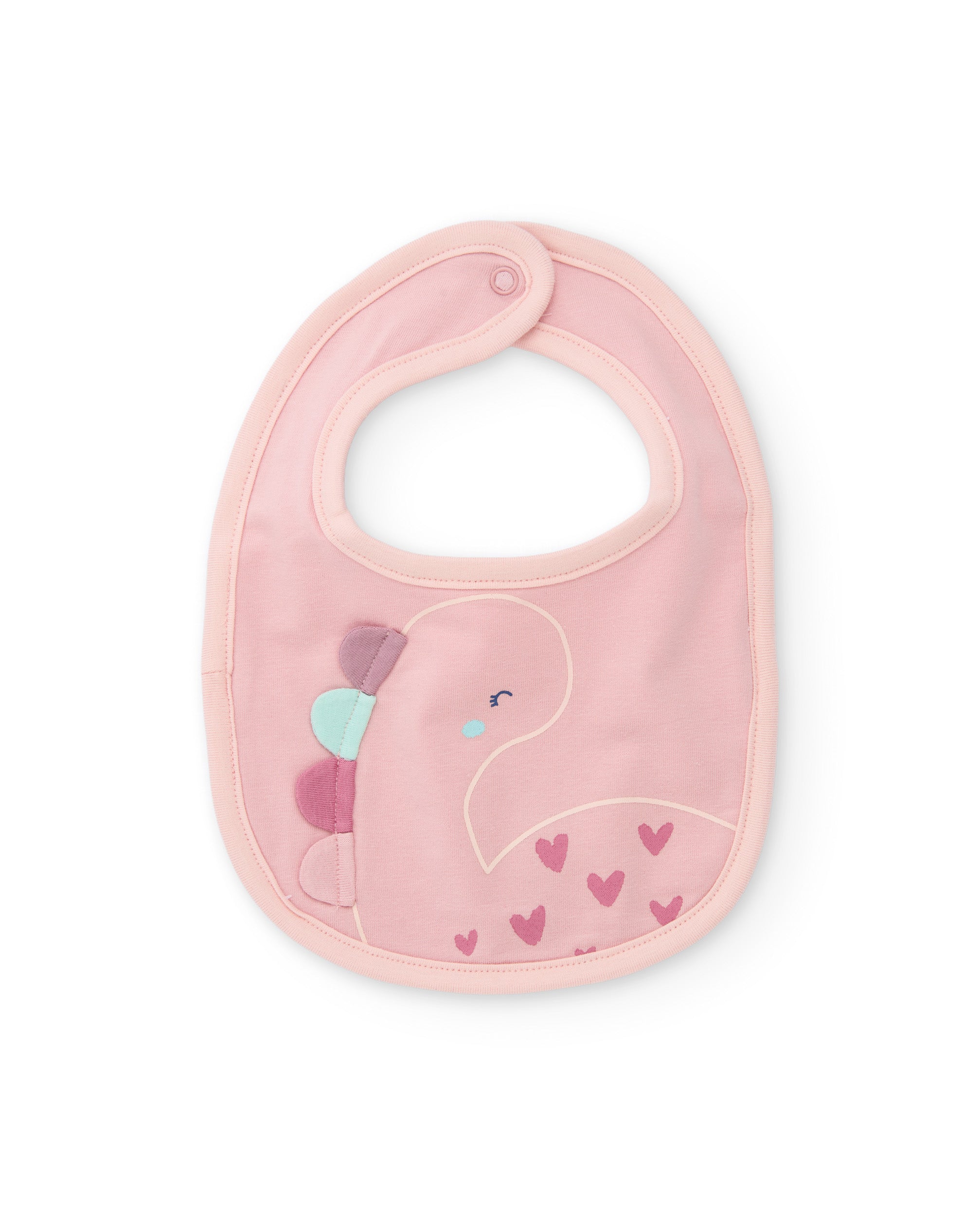 Tuc Tuc Roar Dino bavaglini neonato rosa 2 pezzi