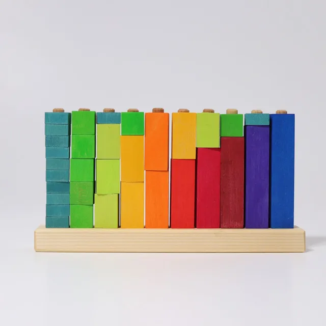 Grimm's Counting Stack Game abaco impilabile 34 pezzi