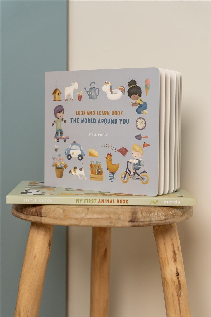 Little Dutch Look and Learn libro mondo 27,5 cm