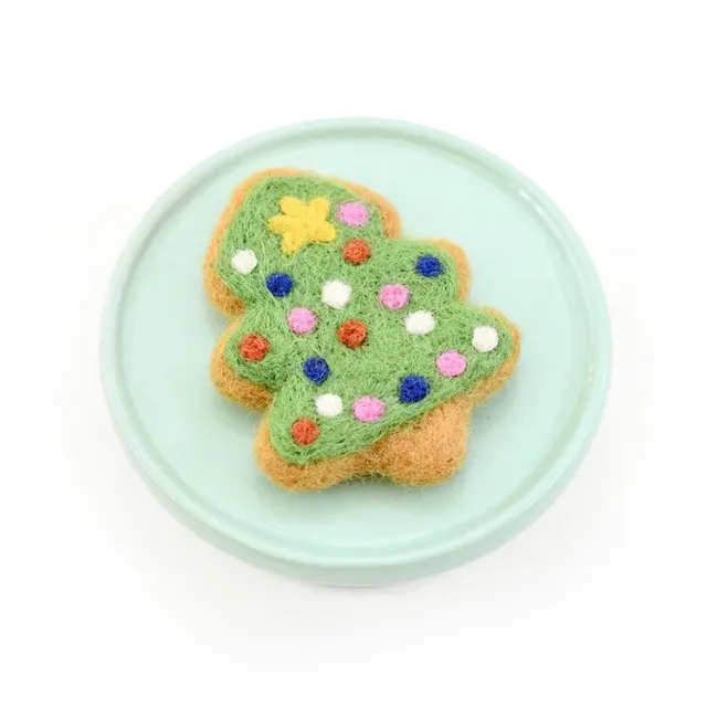 Tara Treasures Christmas Tree Cookie biscotto feltro 8 cm
