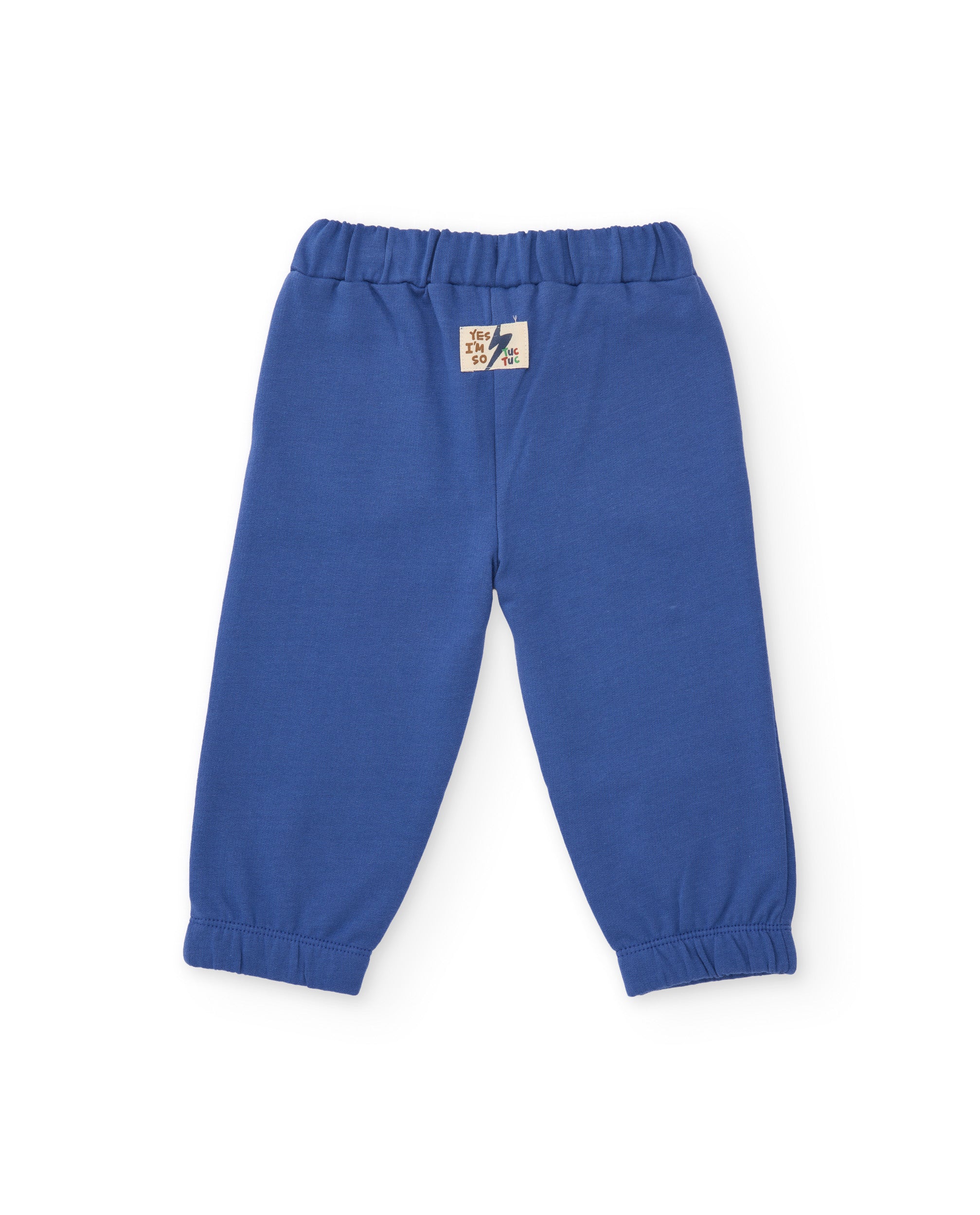 Tuc Tuc pantalone felpa blu bimbo elastico
