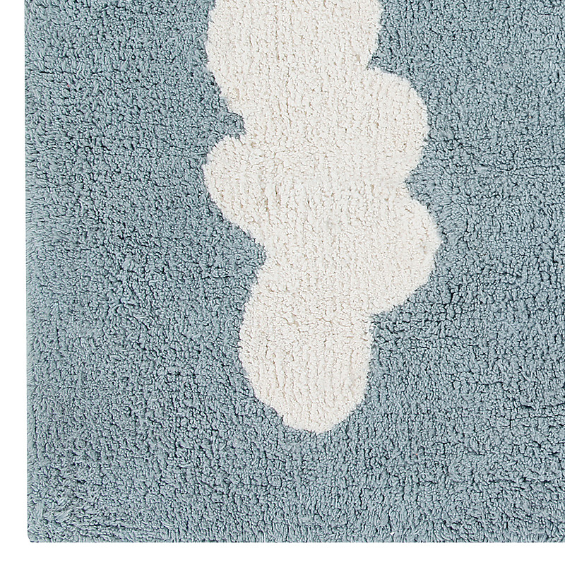 Lorena Canals tappeto lavabile nuvole azzurro 120x160