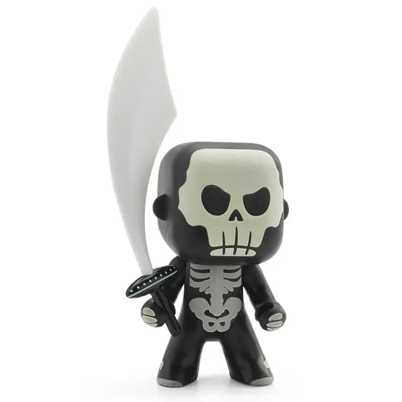 Djeco Arty Toys Skully cavaliere vinile fosforescente