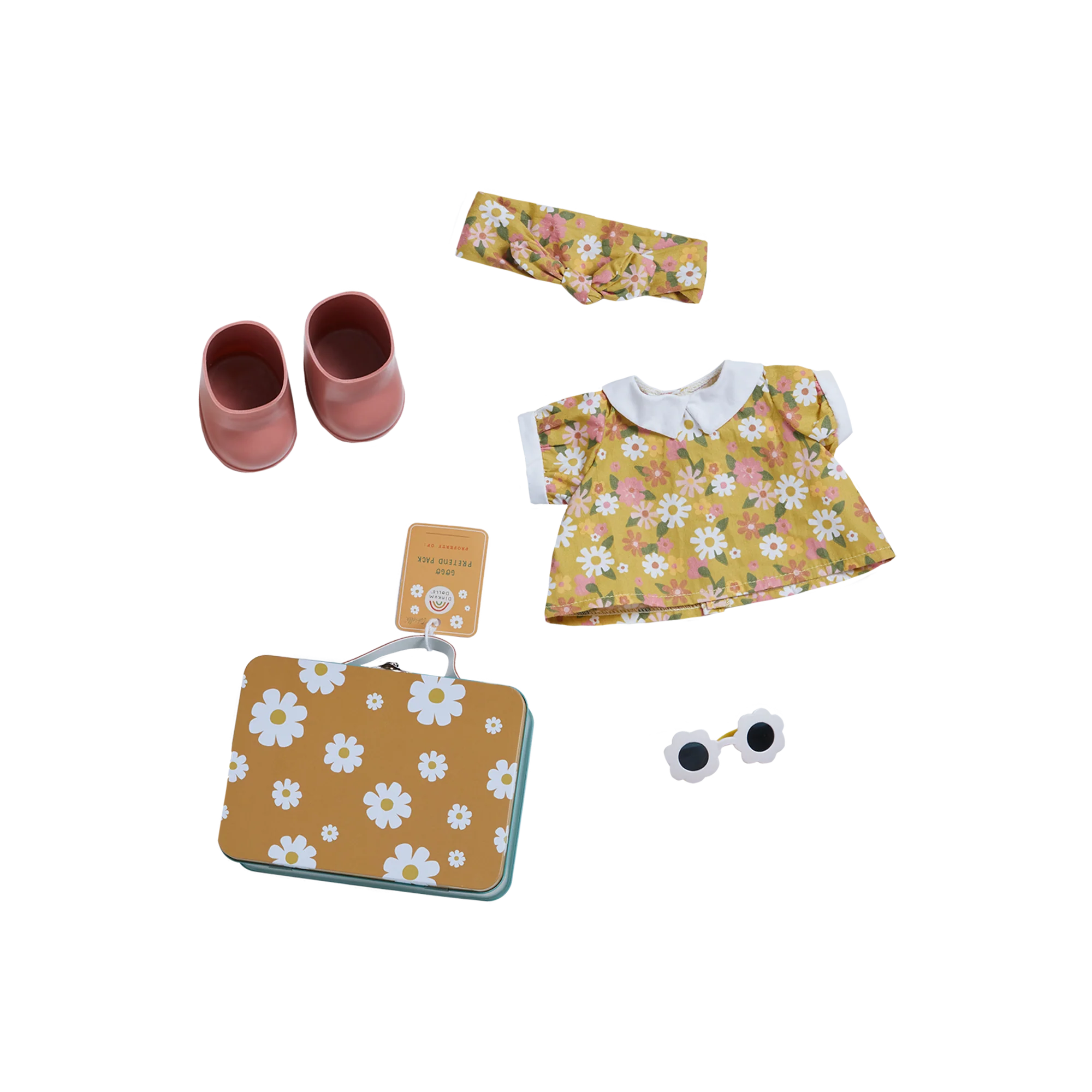 OlliElla Dinkum Dolls set Gogo vestito cotone