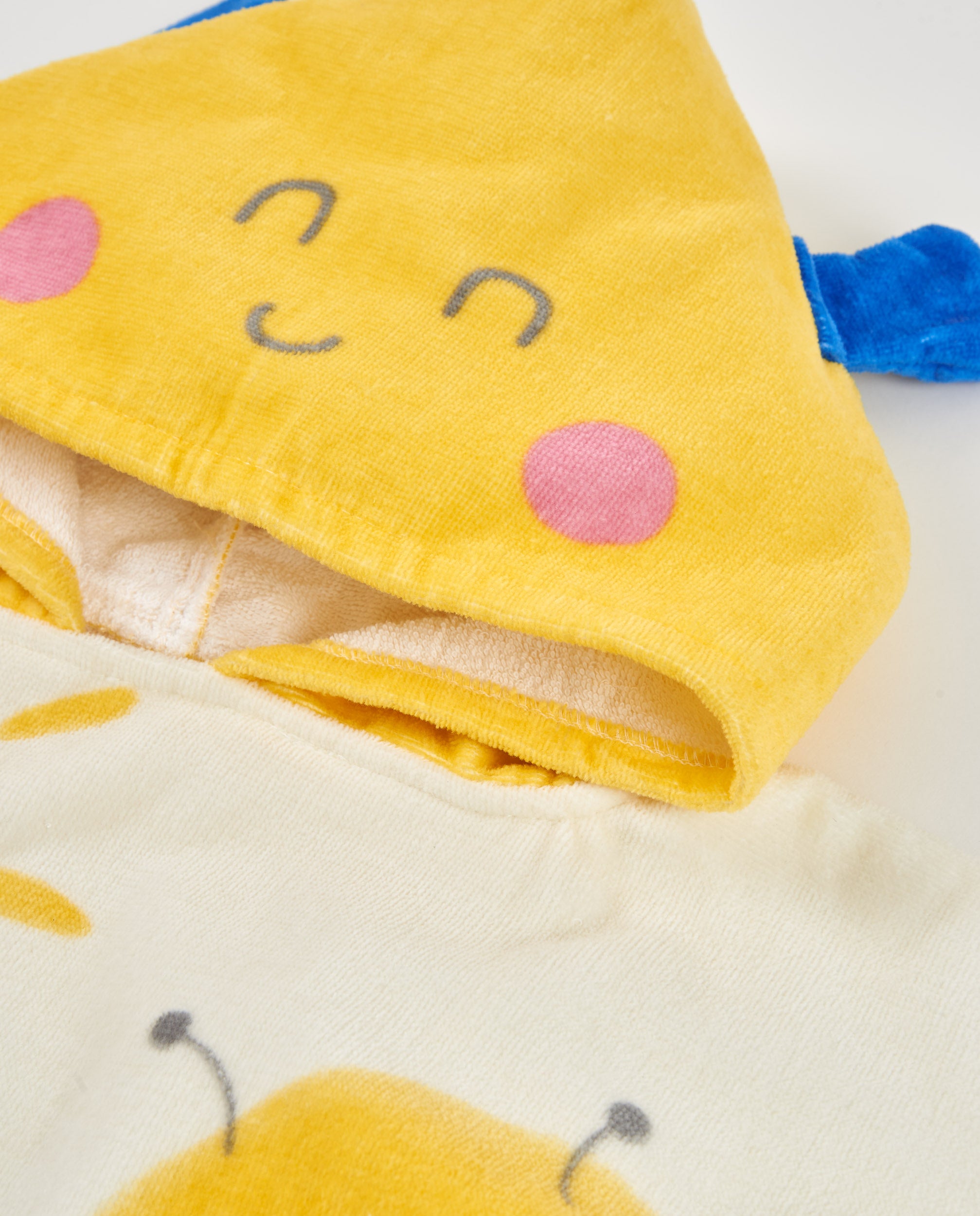 Tuc Tuc poncho mare neonato giallo ascugamano