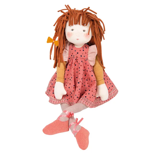 Moulin Roty Les Rosalies Anémone bambola stoffa 57 cm