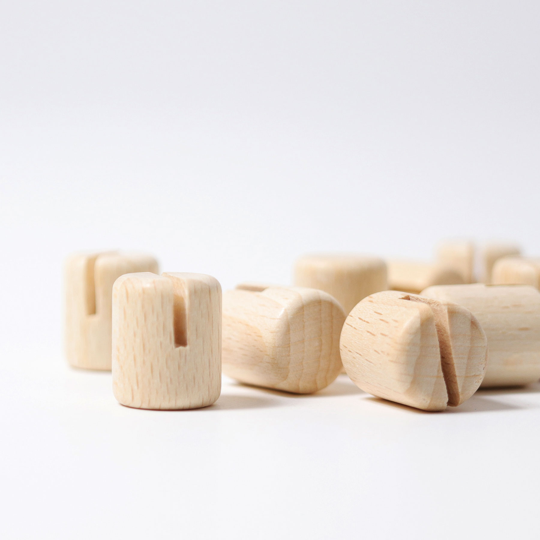 Grimm's Porta Biglietto supporto legno H 2 cm anelli compleanno