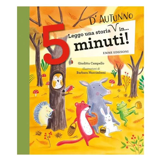 Emme Edizioni Leggo una storia d'autunno libro 5 minuti maiuscolo