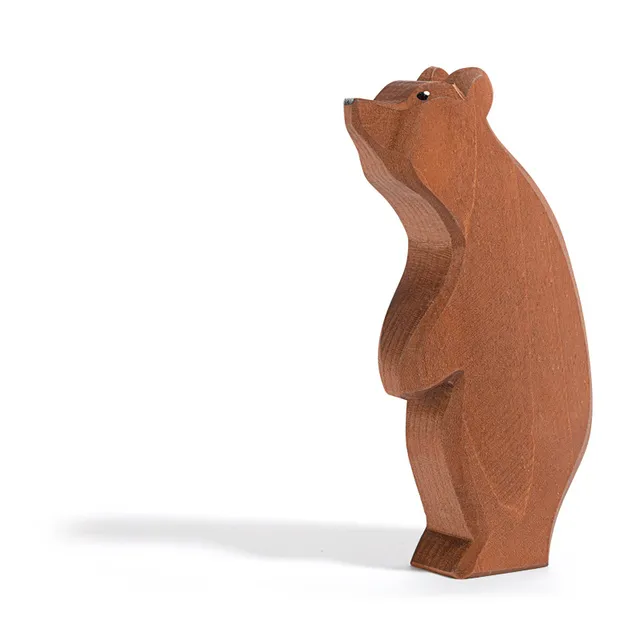 Ostheimer Orso in piedi figura legno 15,5 cm pittura acqua
